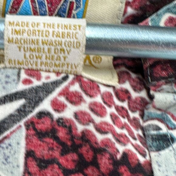 Vintage Avi Kahala Shirt Mens Size XL Multi Pullover Short Sleeve Fish Surfer - Picture 11 of 11